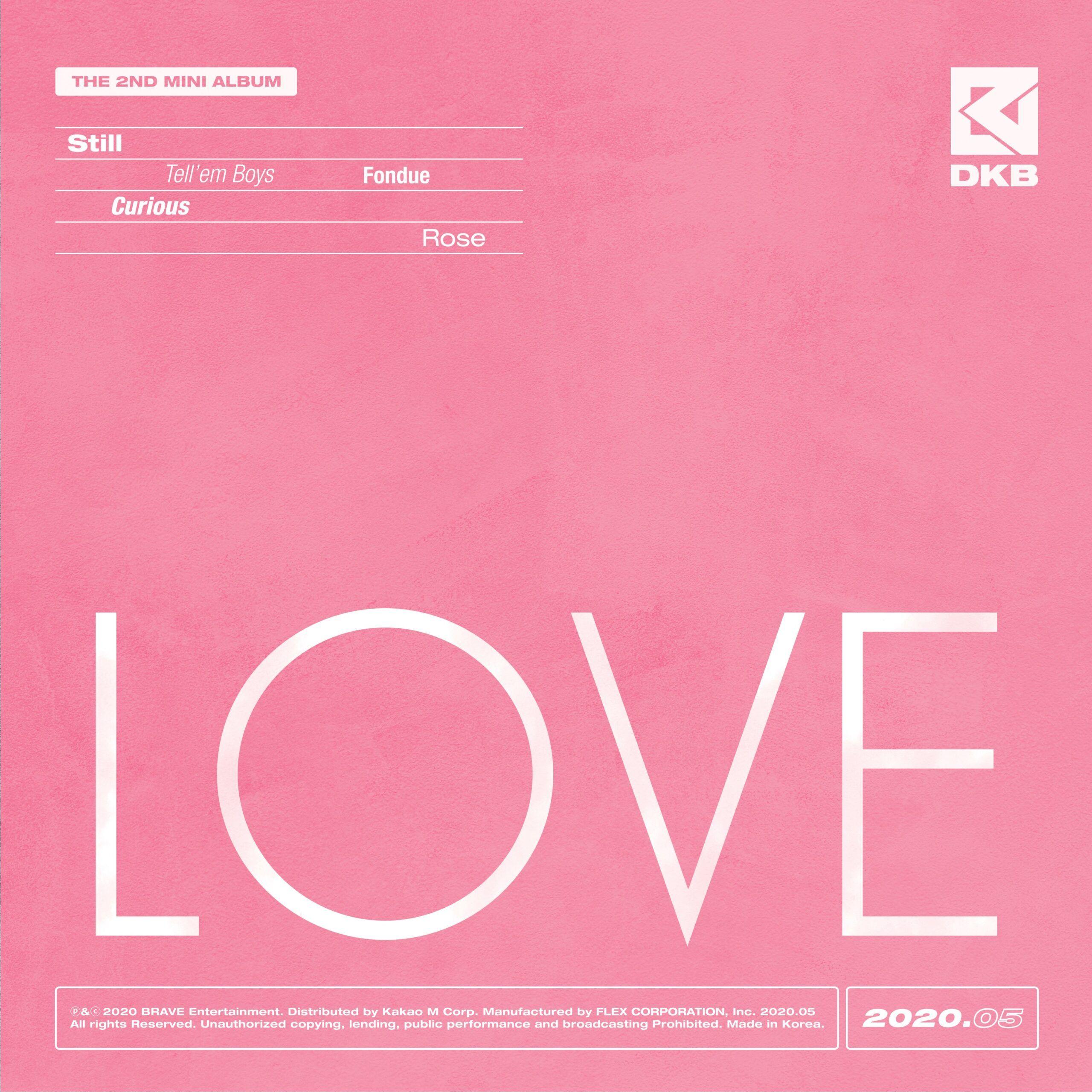 Single/EP cover of "LOVE" by DKB
