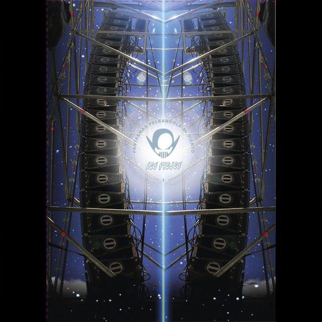 Capa do Álbum "Fantasmas Peléandole Al Viento", de Los Piojos