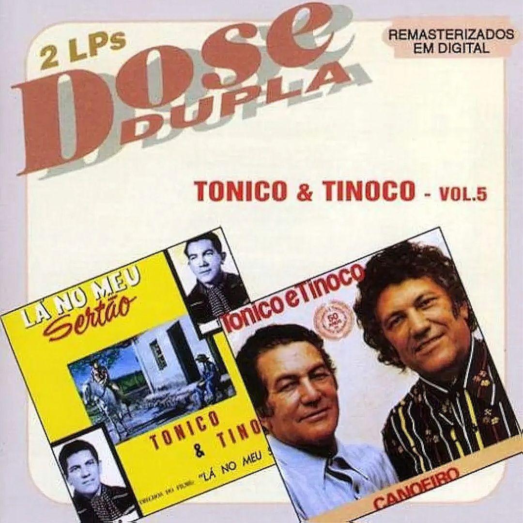 Capa do Álbum "Dose Dupla: Vol. 5", de Tonico e Tinoco