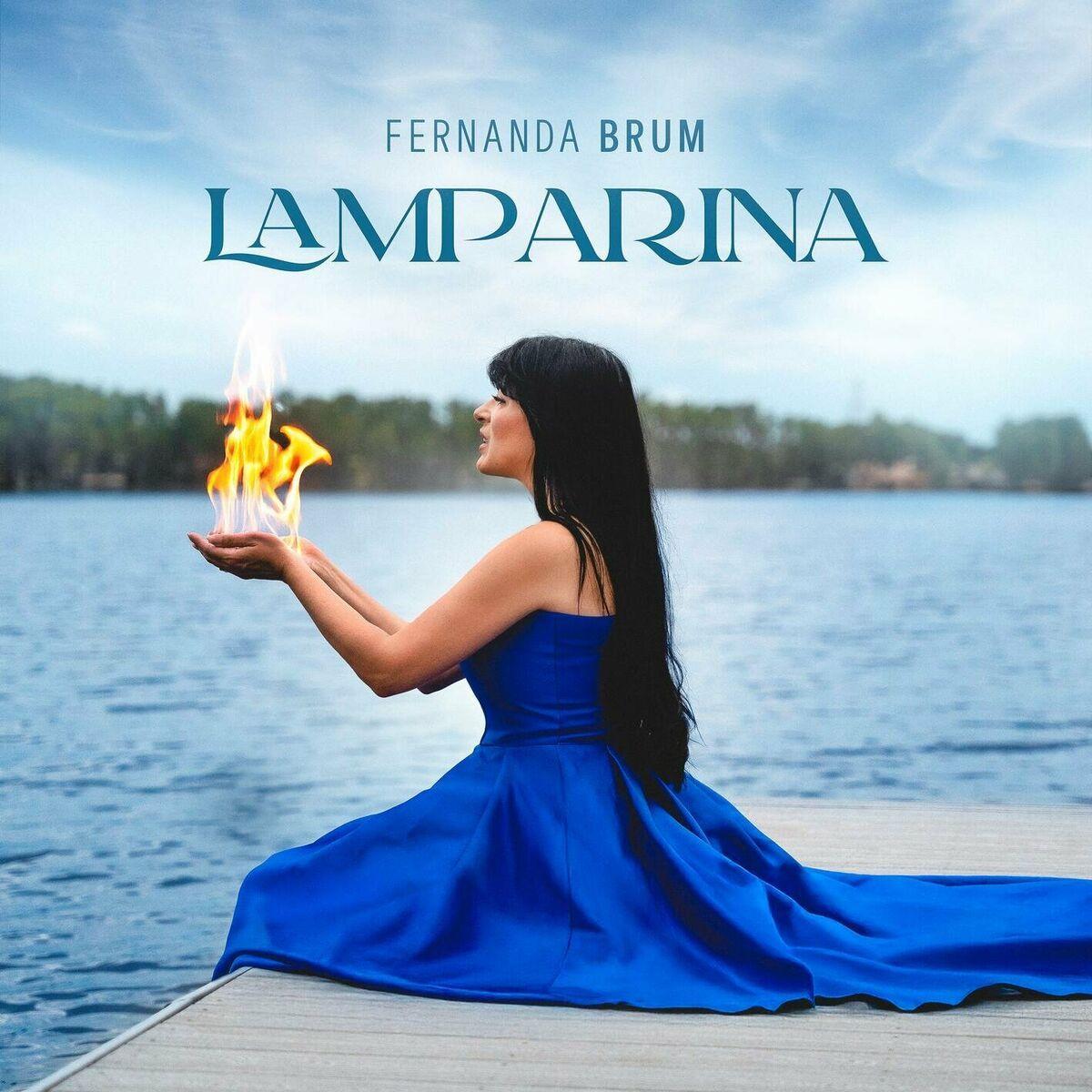 Portada del álbum "Lamparina", de Fernanda Brum