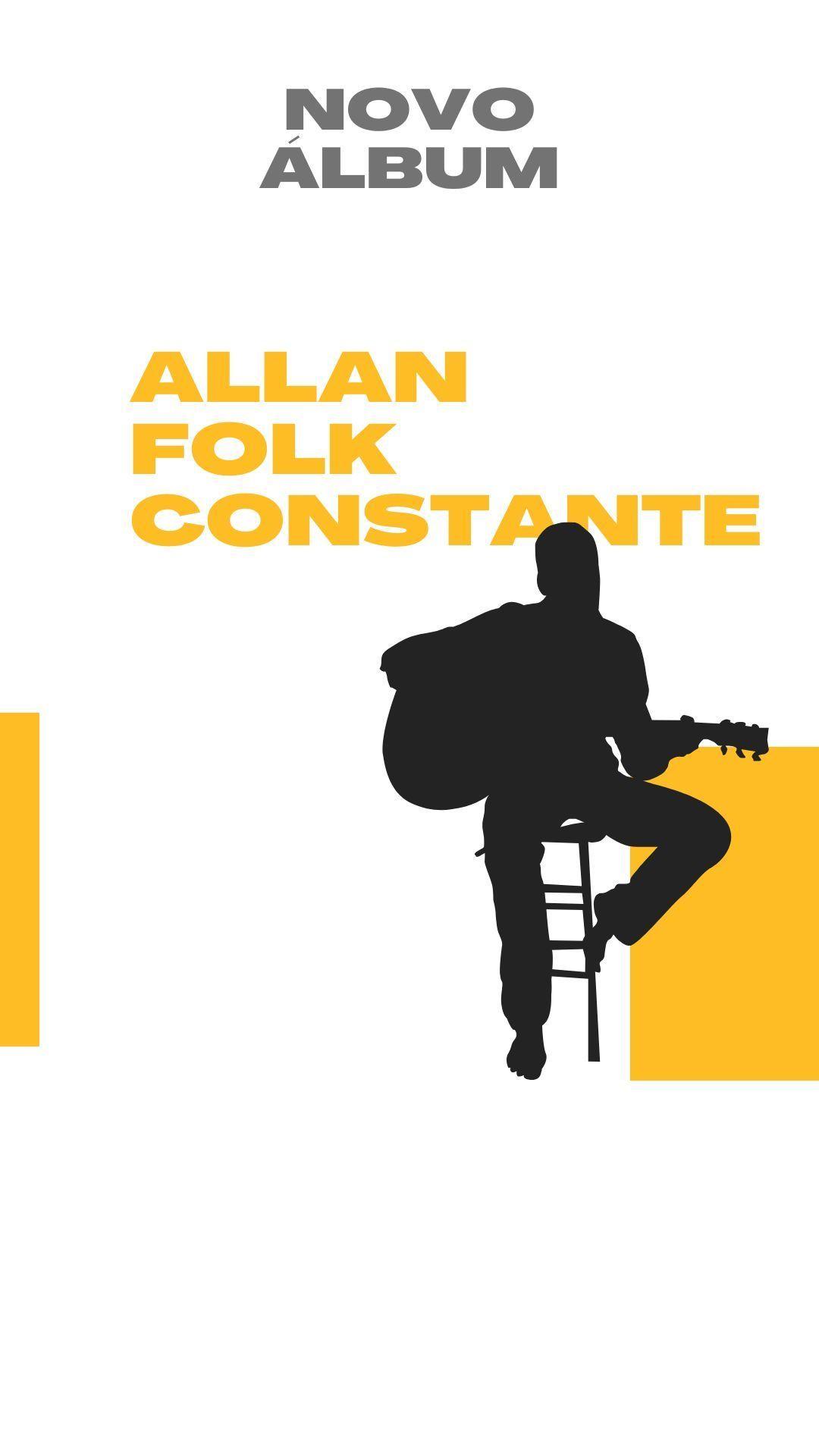 Capa do álbum "Allan Folk Constante", de Allan Constante