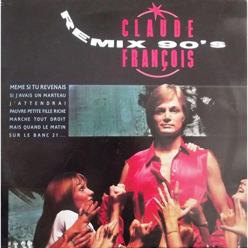 Portada del álbum "Remix 90's", de Claude François