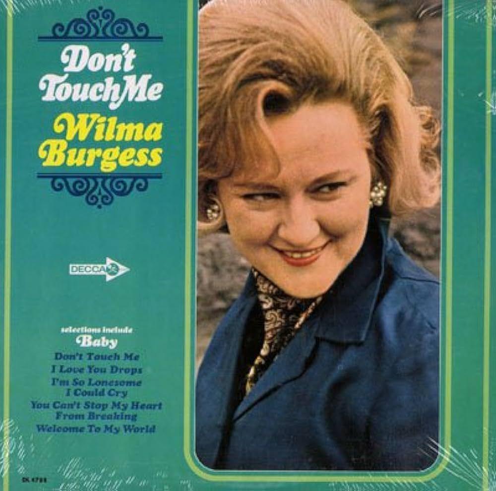 Portada de Álbum "Don't Touch Me", de Wilma Burgess