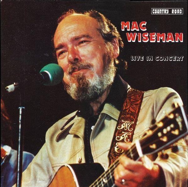 Capa do álbum "Live In Concert", de Mac Wiseman