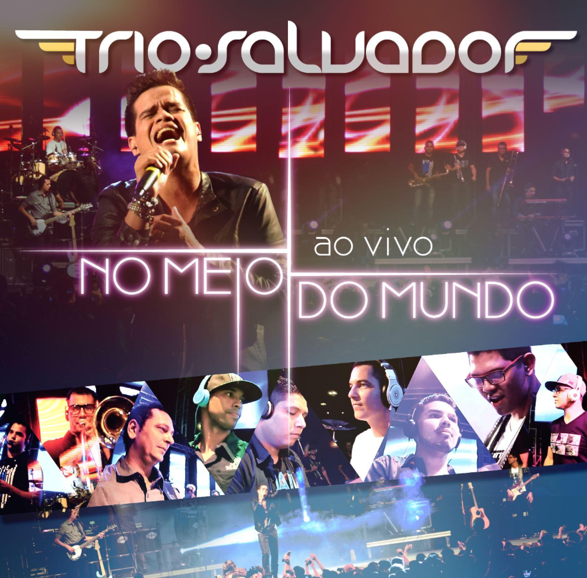 Portada de Álbum "No Meio Do Mundo (Ao Vivo)", de Trio Salvador