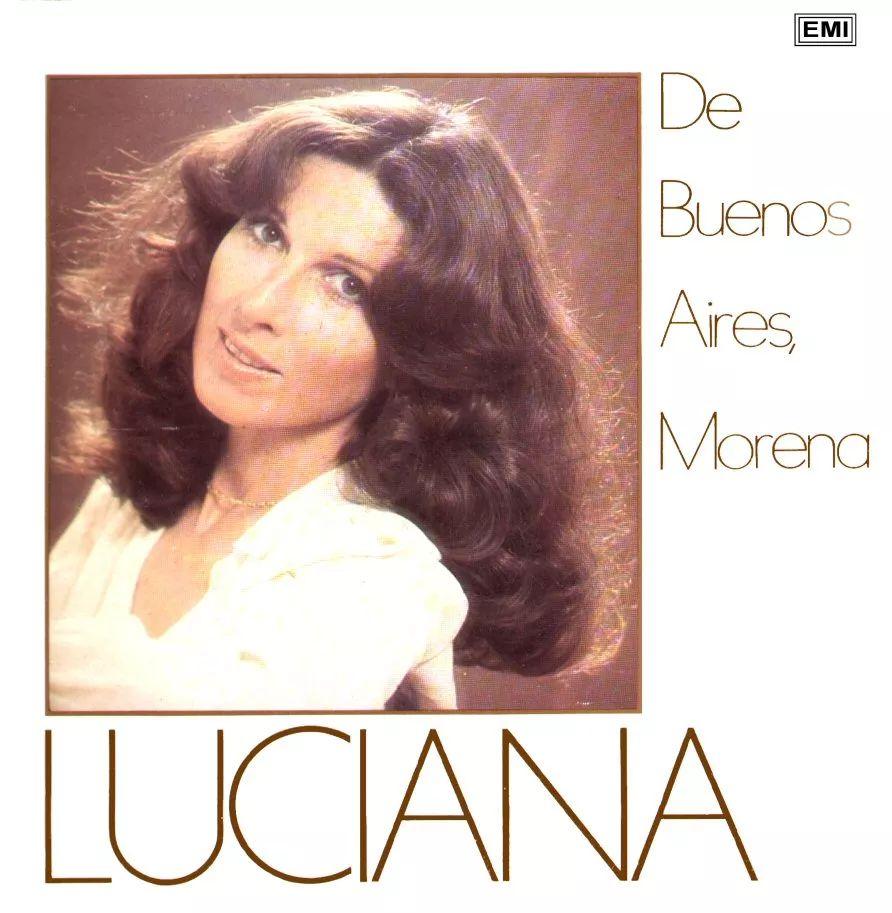 Portada de Álbum "De Buenos Aires Morena", de Luciana