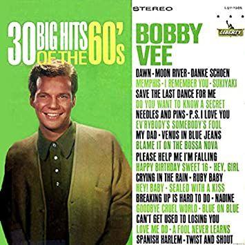 Capa do Álbum "30 Big Hits Of The 60's", de Bobby Vee