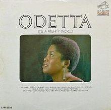 Capa do Álbum "It's a Mighty World", de Odetta
