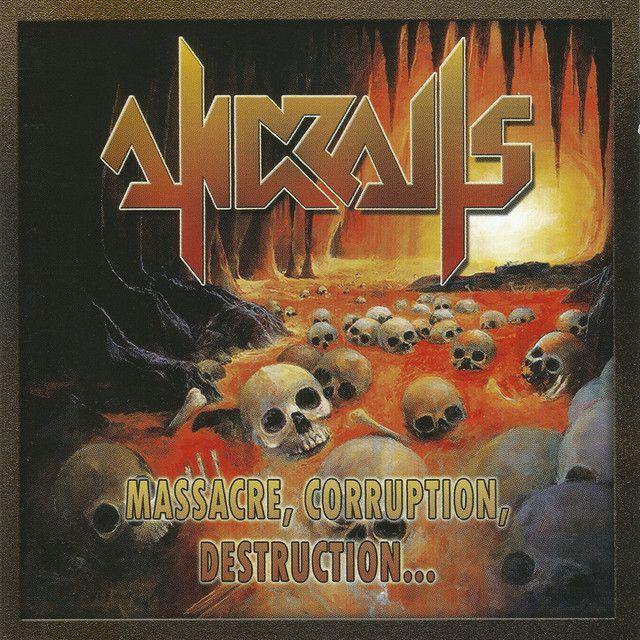 Portada de Álbum "Massacre, Corruption, Destruction...", de Andralls