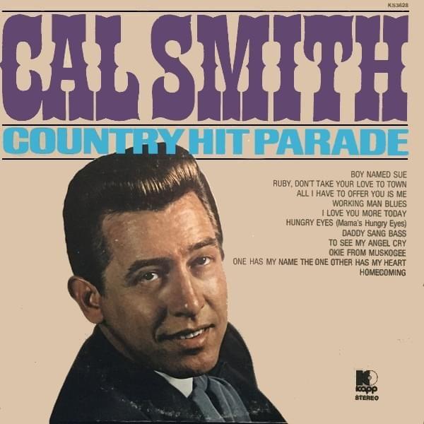 Portada de Álbum "Country Hit Parade", de Cal Smith