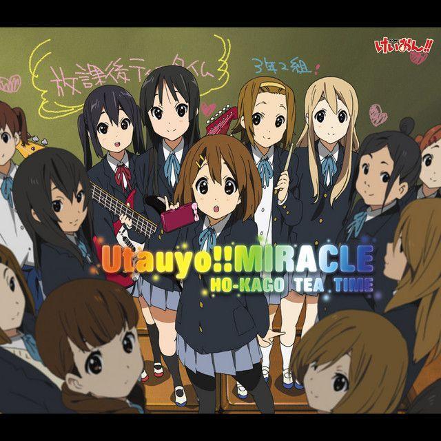 Capa do Single/EP "Utayo!! Miracle (From K-ON!!)", de K-ON!