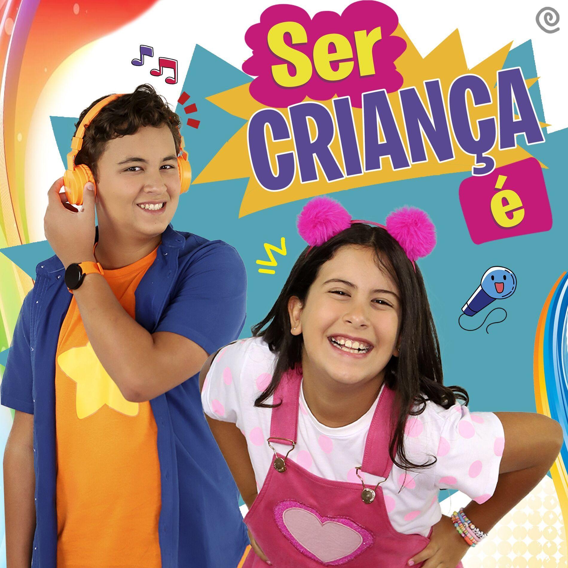 Portada de Sencillo/EP "Ser Criança É", de Maria Clara e JP