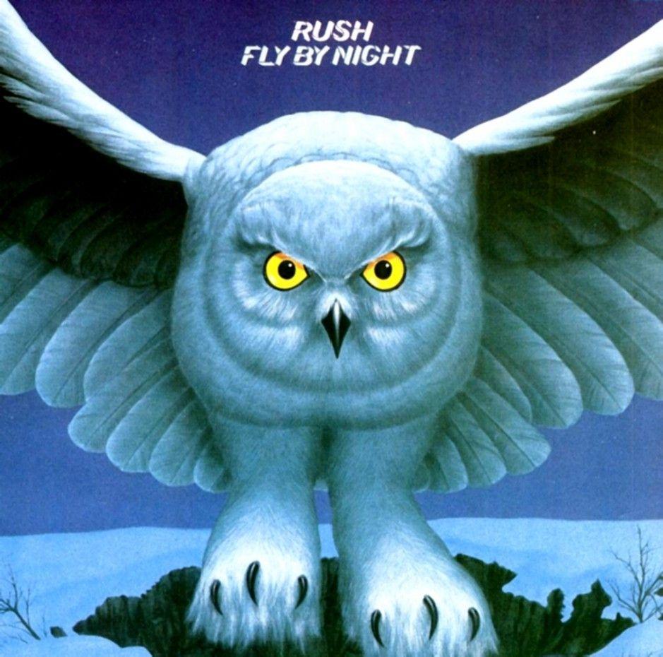 Portada del álbum "Fly By Night", de Rush