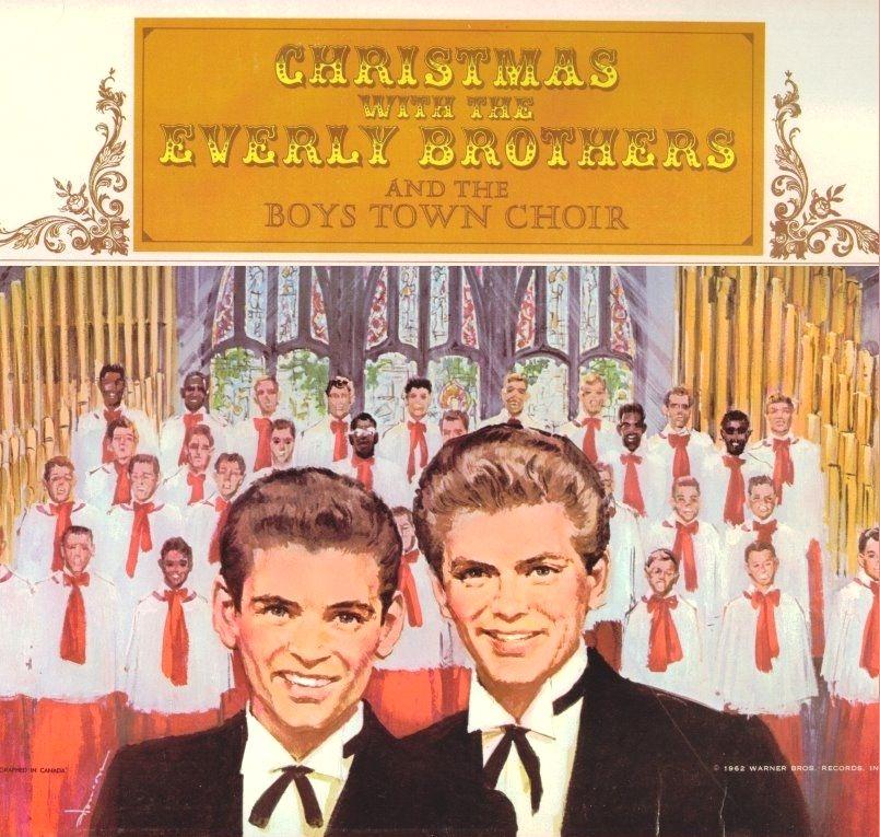 Portada de Álbum "Christmas With The Everly Brothers And The Boys Town Choir", de The Everly Brothers