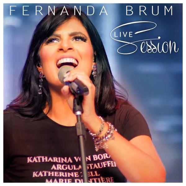 Portada del álbum "Live Session", de Fernanda Brum