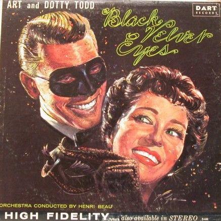 Portada de Álbum "Black Velvet Eyes", de Art And Dotty Todd
