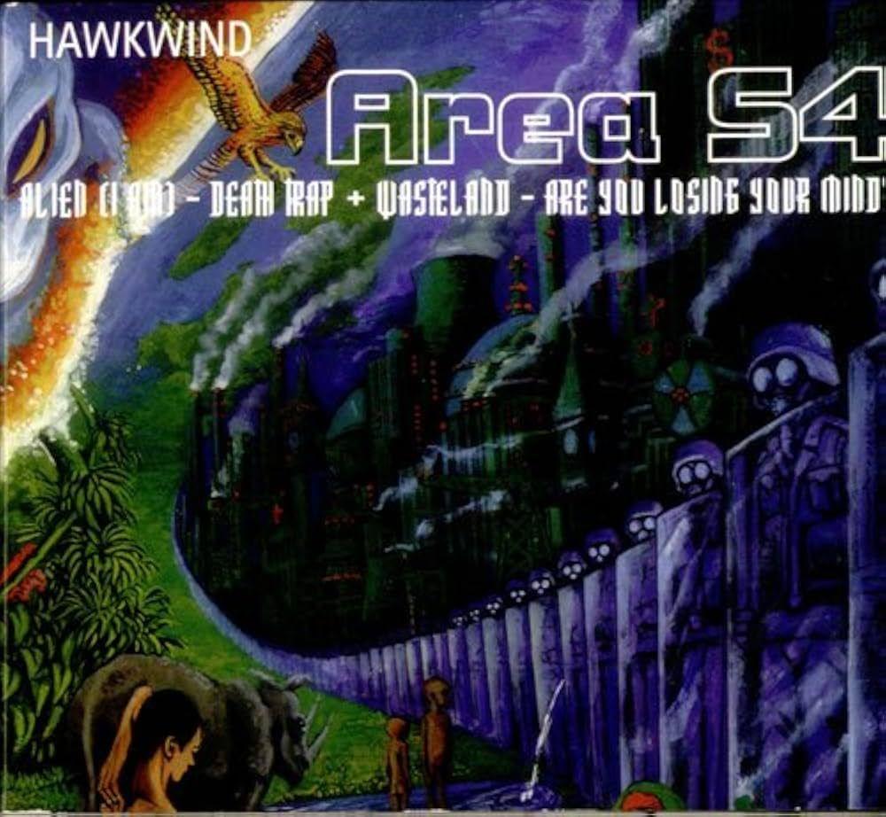 Capa do álbum "Area S4", de Hawkwind