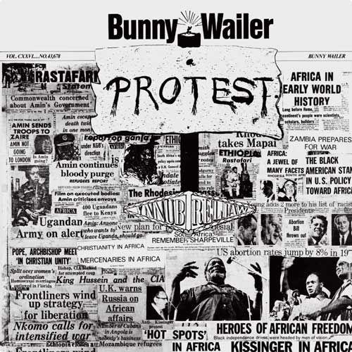 Portada de Álbum "Protest", de Bunny Wailer