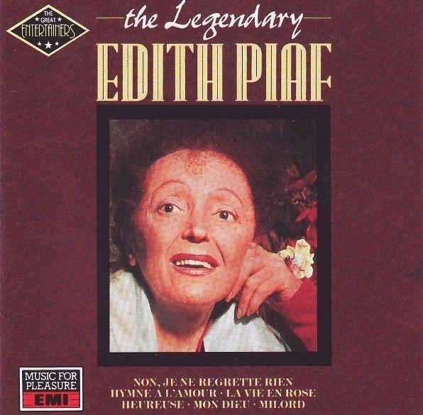 Portada del álbum "The Legendary", de Édith Piaf
