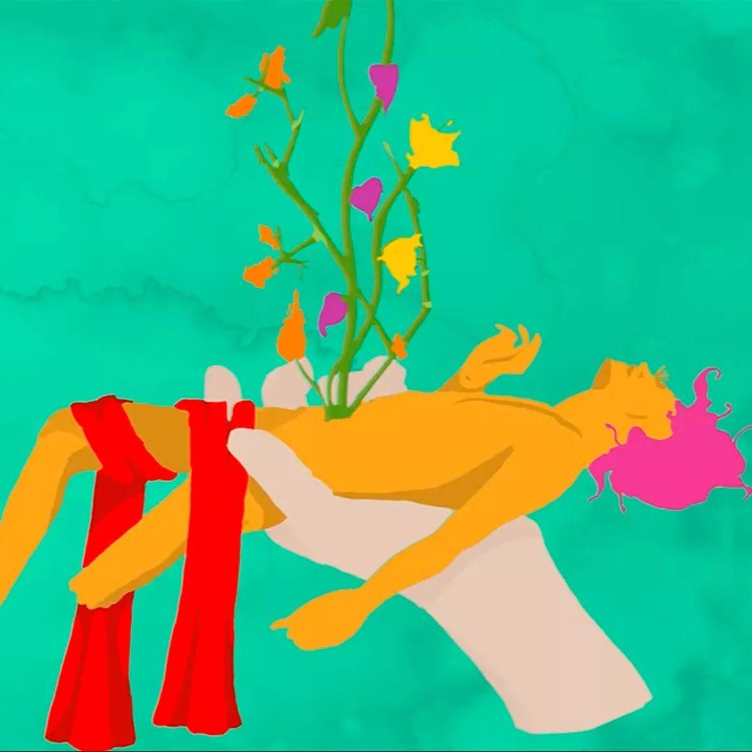 Capa do Single/EP "Húmus", de Maria Sil