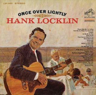 Portada del álbum "Once Over Lightly", de Hank Locklin