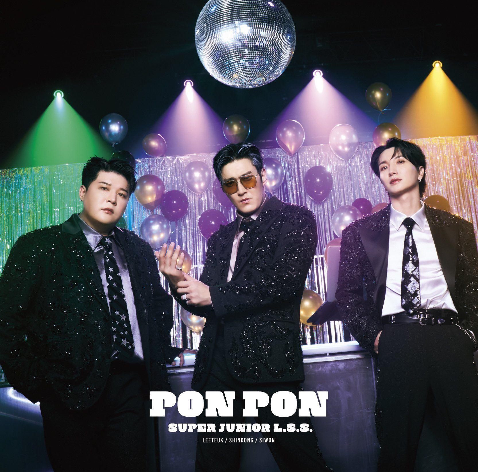 Portada de Sencillo/EP "PON PON", de SUPER JUNIOR-L.S.S.
