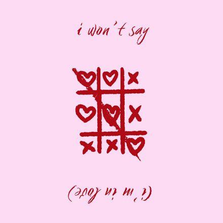 Capa do Single/EP "I Won't Say (I'm In Love)", de a!ka