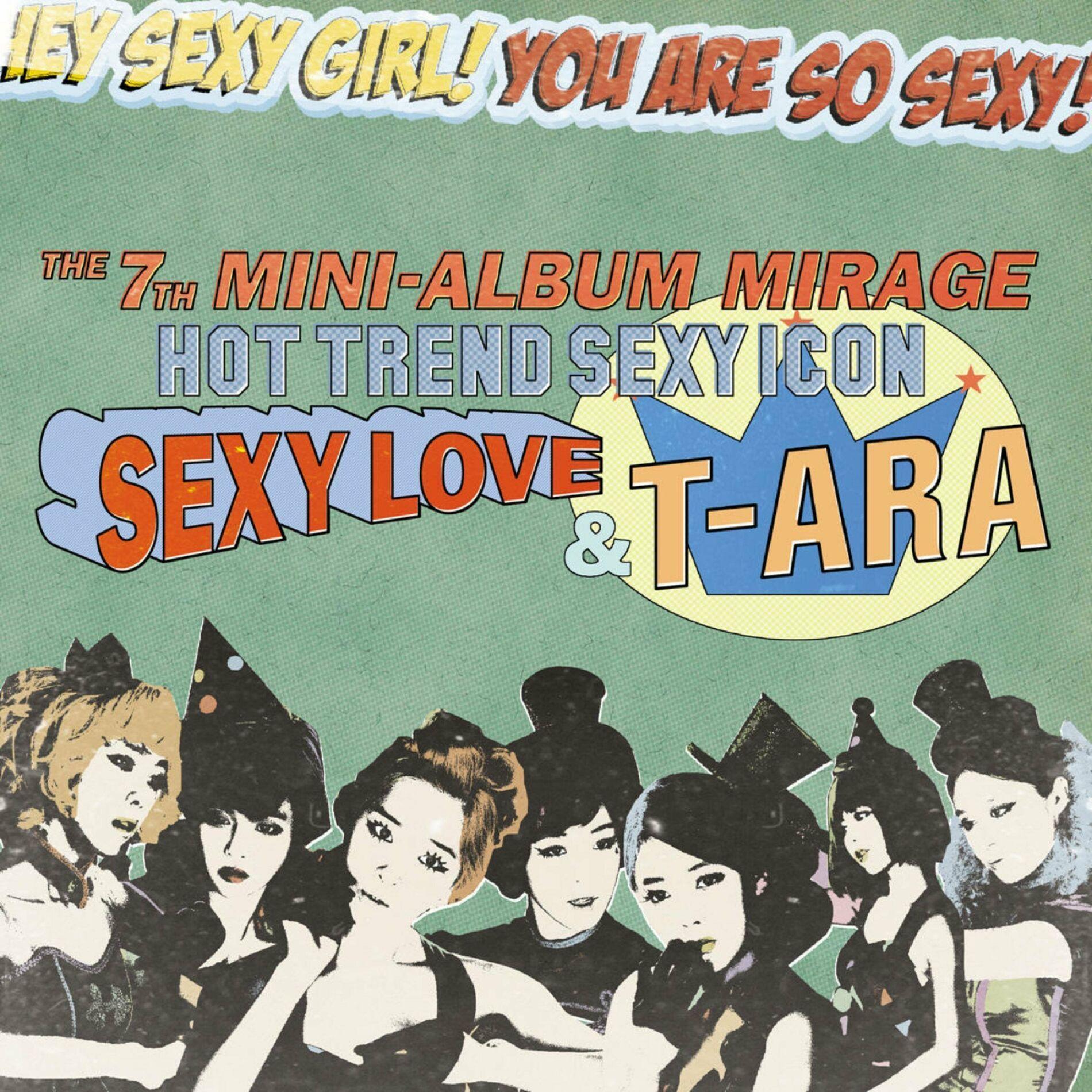 Capa do álbum "MIRAGE", de T-ARA
