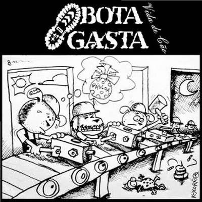 Portada de Sencillo/EP "Vida de Cão", de Bota Gasta