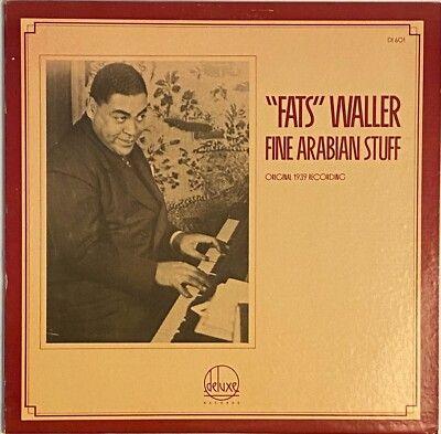 Portada de Álbum "Fine Arabian Stuff", de Fats Waller