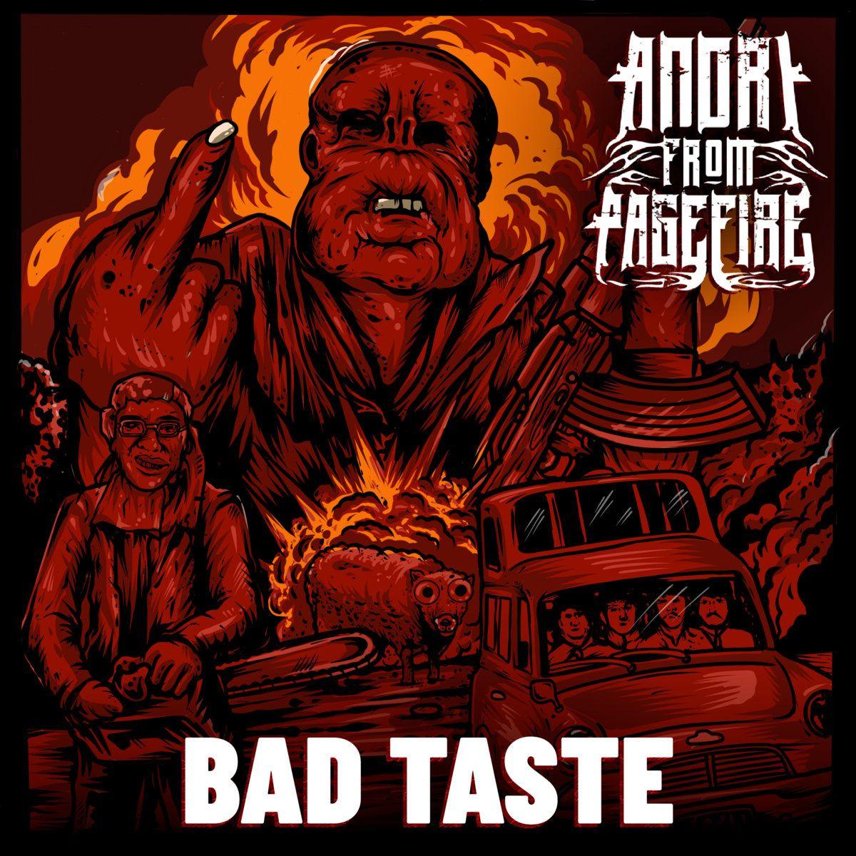 Portada de Sencillo/EP "Bad Taste", de Andri From Pagefire