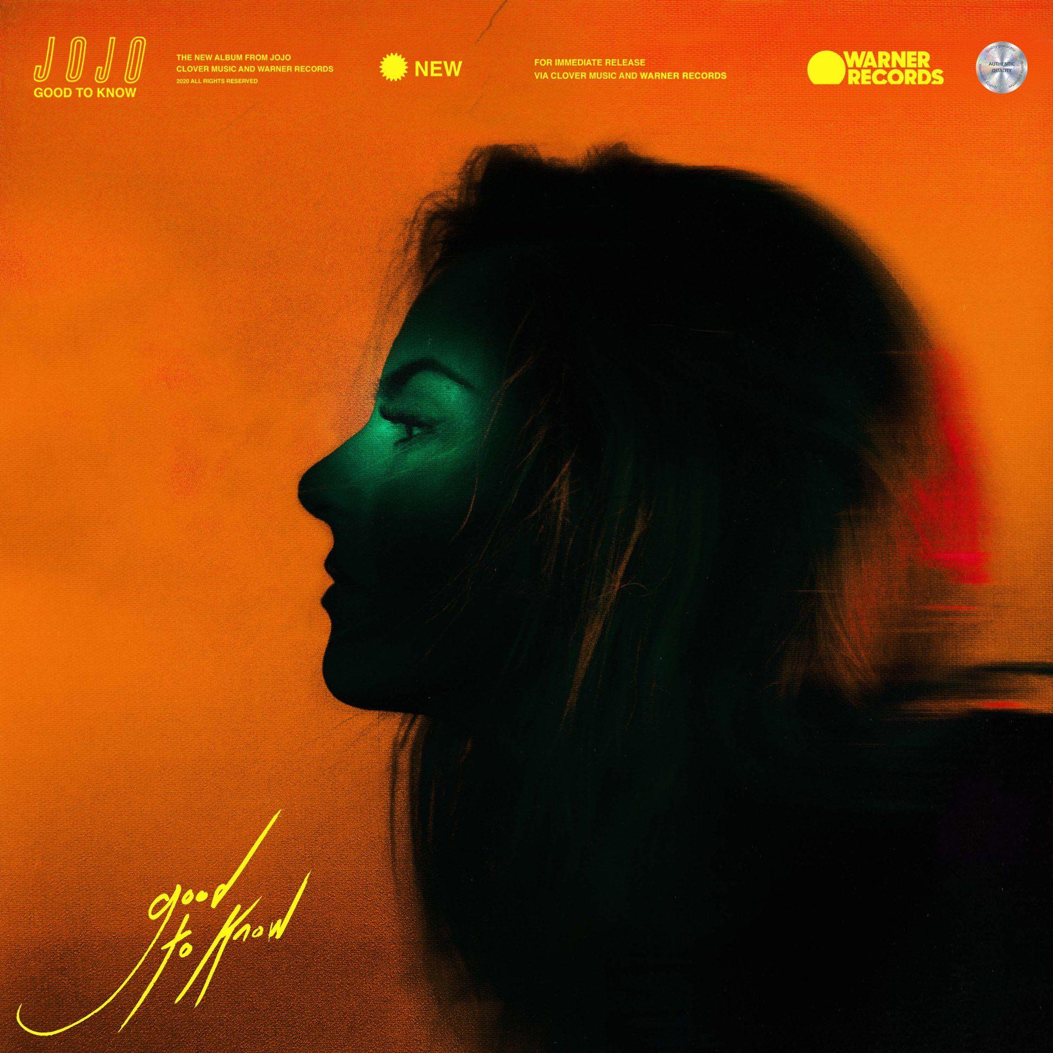 Album cover of "good to know" by JoJo