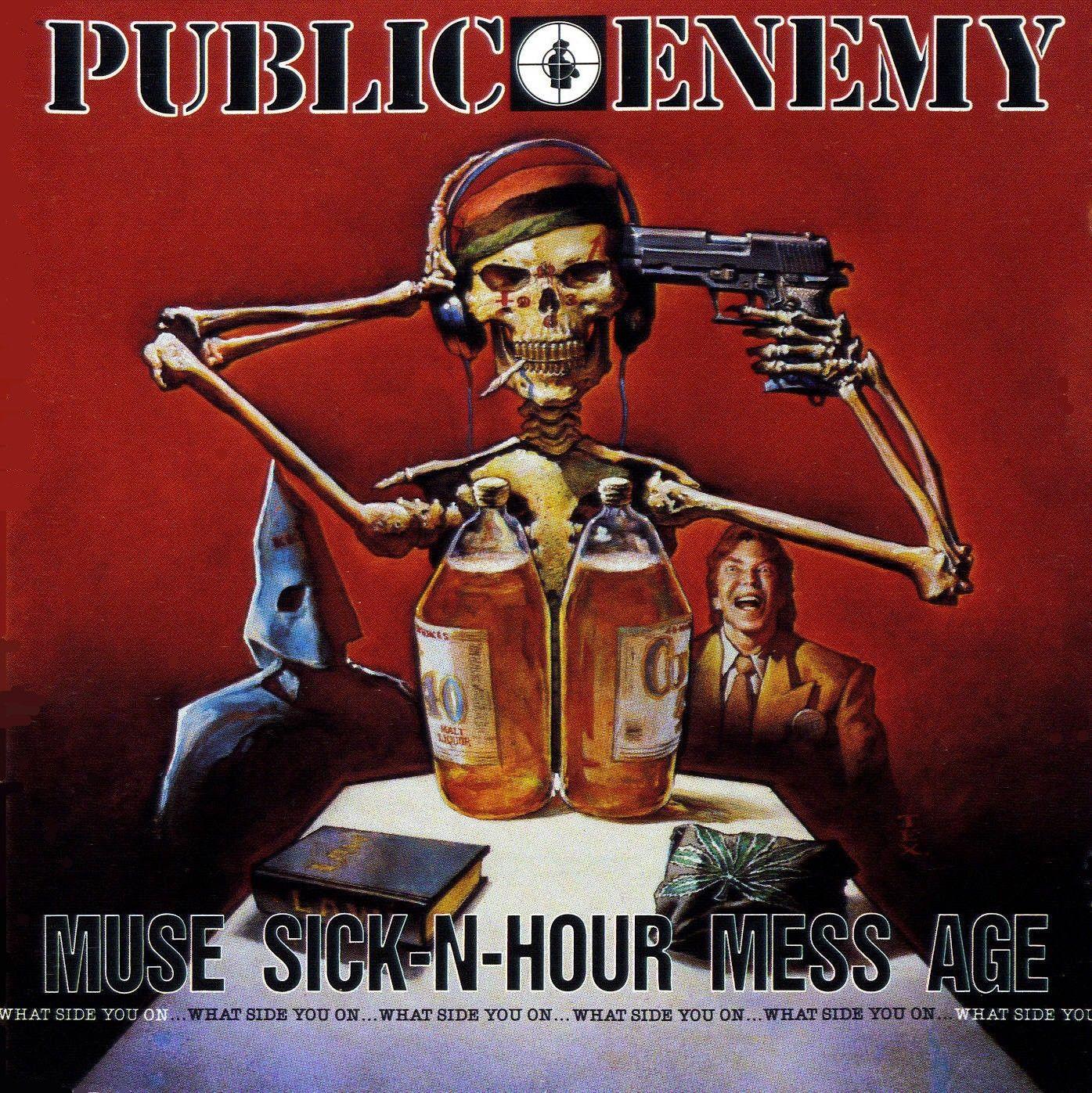Portada de Álbum "Muse Sick-n-Hour Mess Age", de Public Enemy