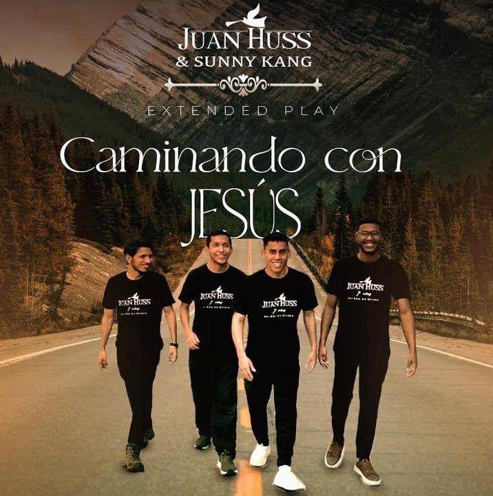 Single/EP cover of "Caminando Con Jesús" by Cuarteto Juan Huss