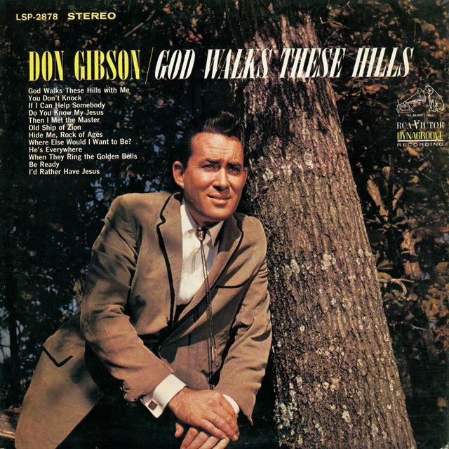 Capa do Álbum "God Walks These Hills", de Don Gibson