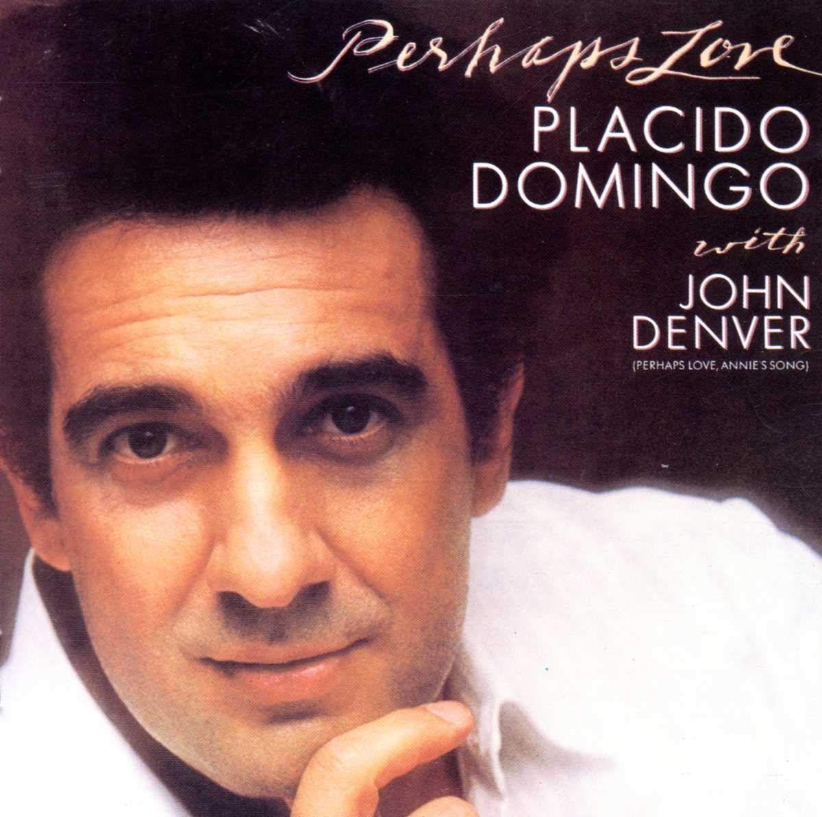 Portada del álbum "Perhaps Love  ", de Plácido Domingo
