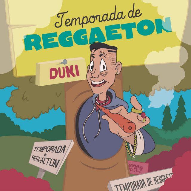Capa do Álbum "Temporada de Reggeatón", de Duki