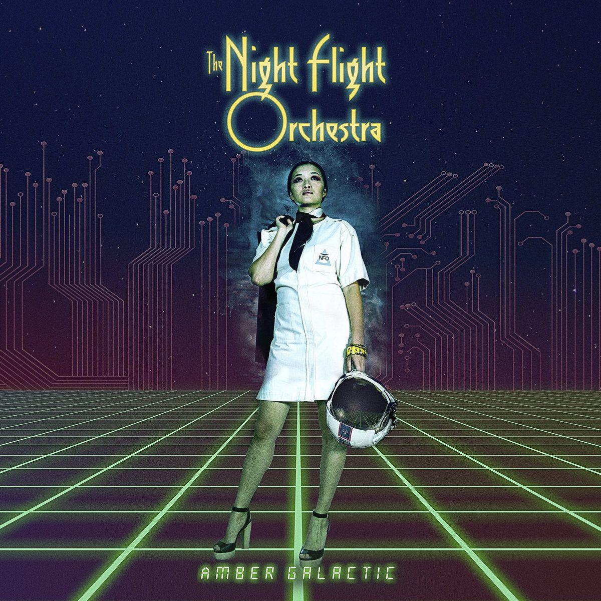 Portada de Álbum "Amber Galactic", de The Night Flight Orchestra