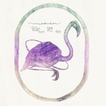 Capa do Álbum "Verde Fosco Roxo Cinza", de Musa Híbrida