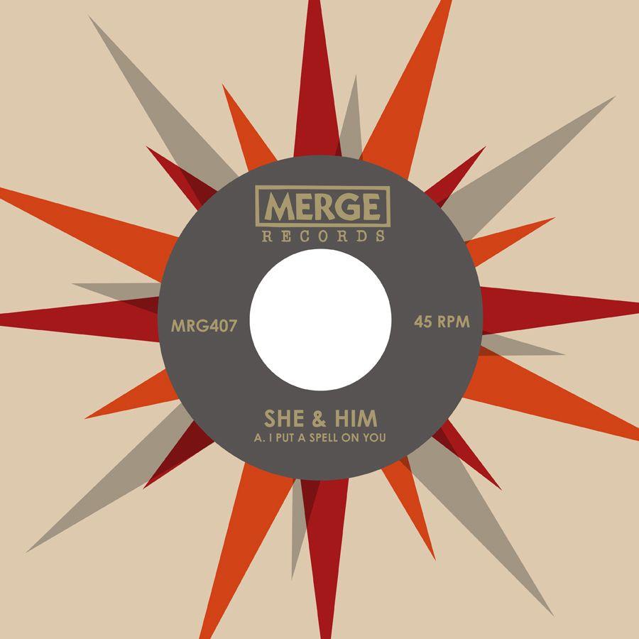 Capa do Single/EP "I Put A Spell On You / Lingering Still", de She & Him