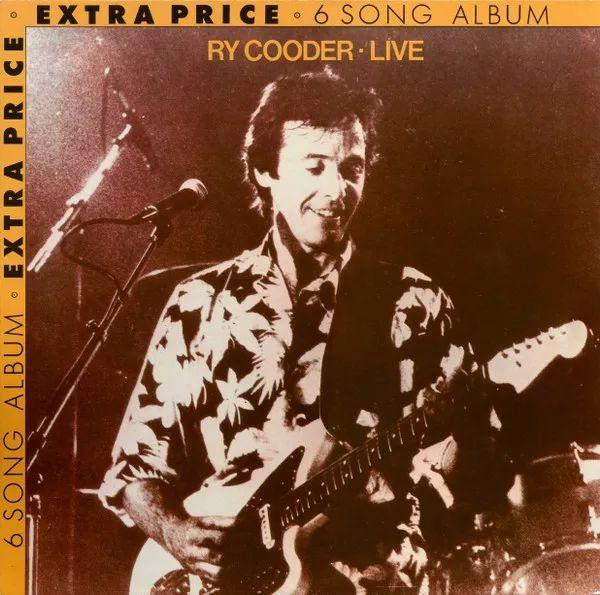 Portada del álbum "Live", de Ry Cooder