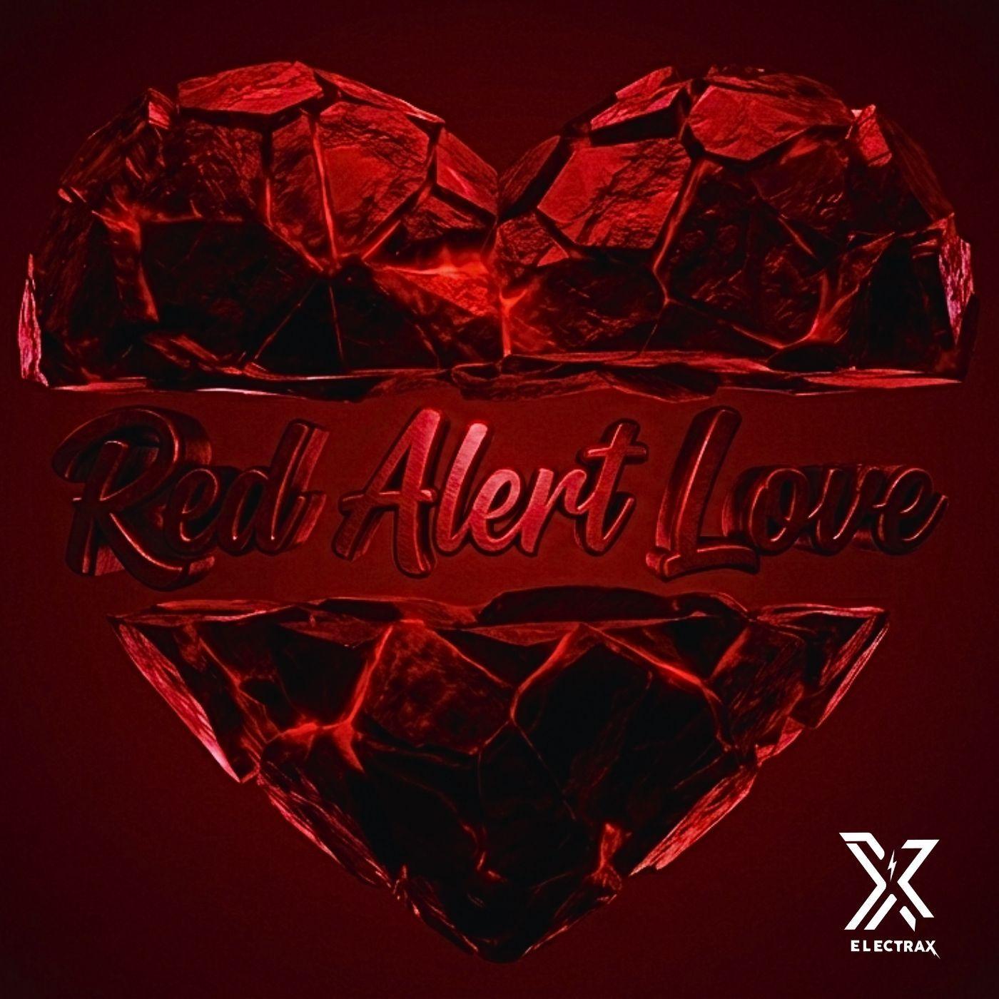 Portada del álbum "Red alert love", de Electrax
