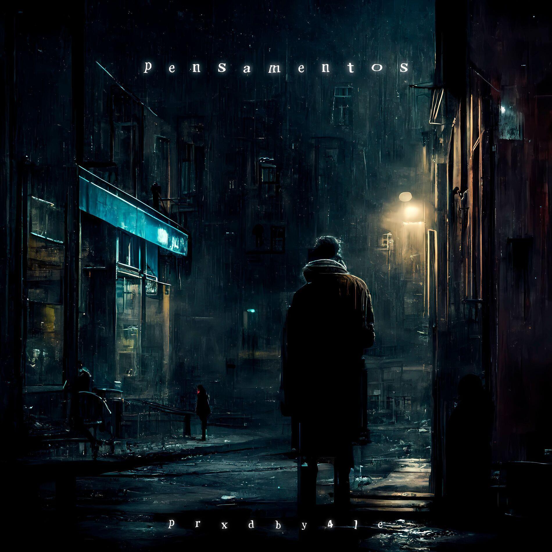 Portada del álbum "Pensamentos ", de prxdby4le