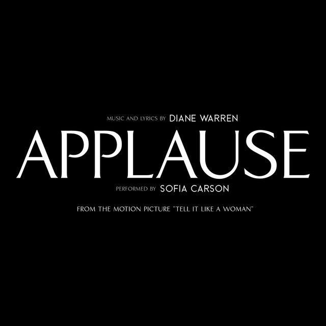 Single/EP cover of "Applause" by Sofia Carson
