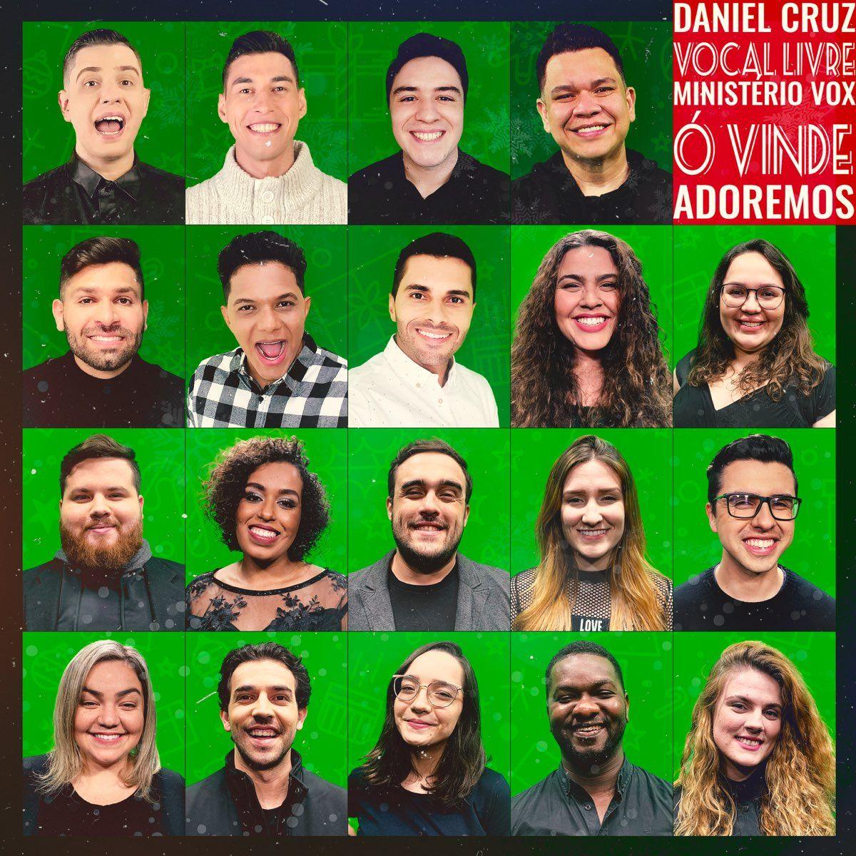 Portada del álbum "Ó Vinde Adoremos", de Vocal Livre