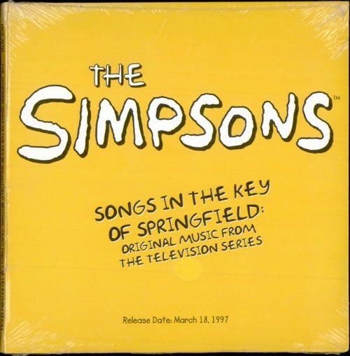 Capa do Álbum "Songs In The Key Of Springfield", de Os Simpsons