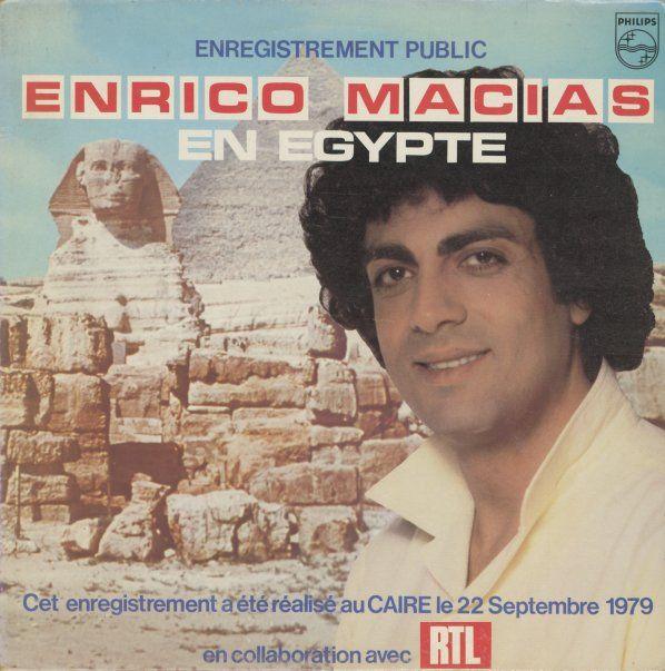 Portada de Álbum "En Egypte", de Enrico Macias