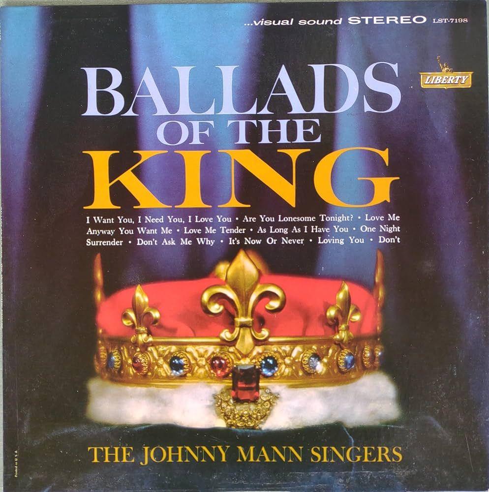 Portada de Álbum "Ballads Of The King", de Johnny Mann Singers