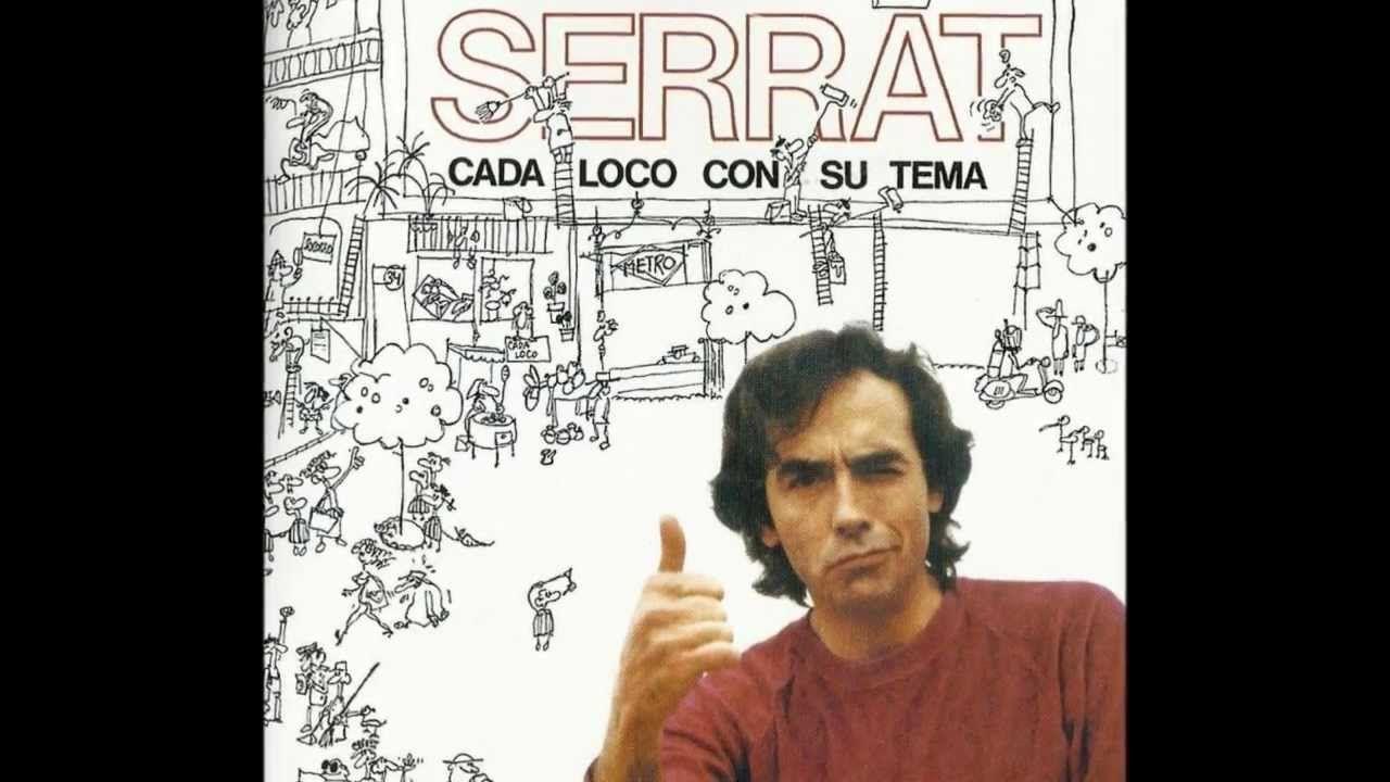 Portada de Álbum "Cada Loco Con Su Tema", de Joan Manuel Serrat