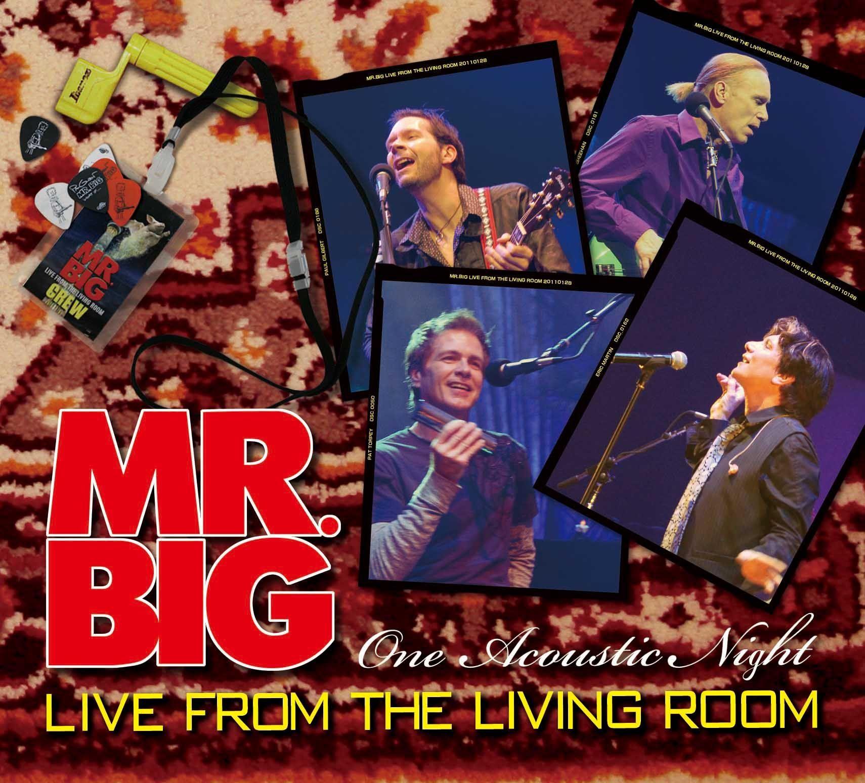 Capa do Álbum "Live From The Living Room (One Acoustic Night)", de Mr. Big